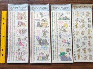 House-Mouse & Friends Stickers - Lot of 4